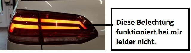 Golf 7 Variant LED Nachrüstset Rückleuchten
