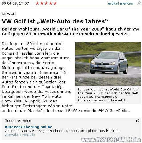 Weltauto-golf