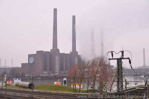 Erster Blick auf die Autostadt