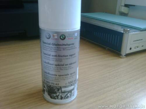 Gleitmittelspray