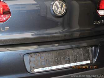 Golf VI Carbonleiste Heck