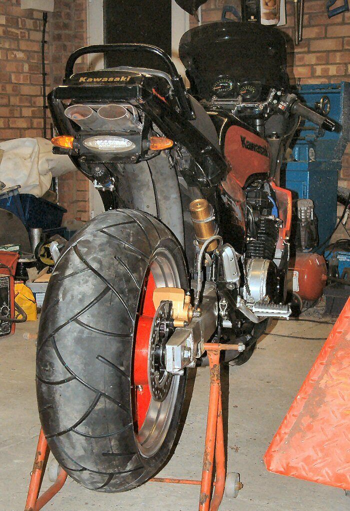 GPZ 750 UT andere Felgen und Breiter Hinterreifen