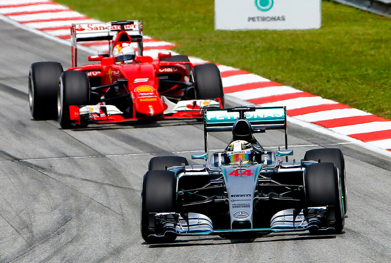 Lange war Lewis Hamilton nicht an der Spitze des Feldes