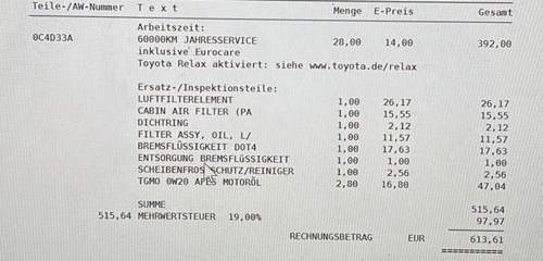 Rechnung