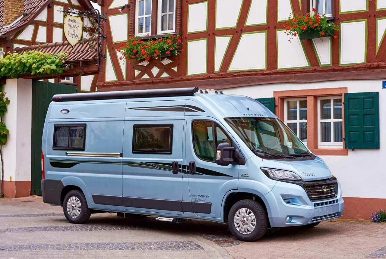 Als Alternative hat Karmann auch den Fiat Ducato als Basisfahrzeug im Angebot. Zum Beispiel Dexter Go 580b