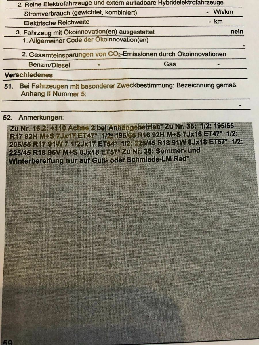 GT 218d Rad-Reifenkombination