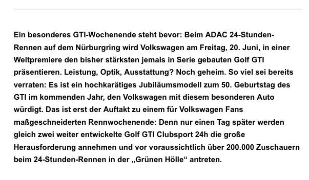 GTI 50 Jahre Jubiläumsmodell (2026)