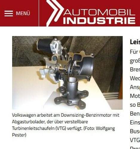 VW Ottomotor mit VTG