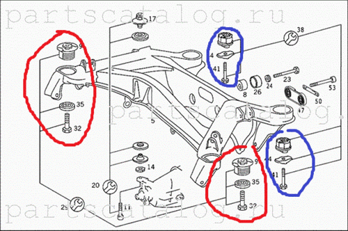 Subframe-w208