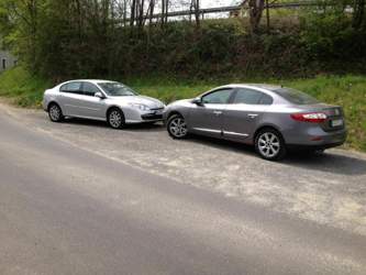 Fast gleiche Größer der Fluence und der Laguna 3
