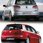 VW Golf Heck - neues vs. altes Design