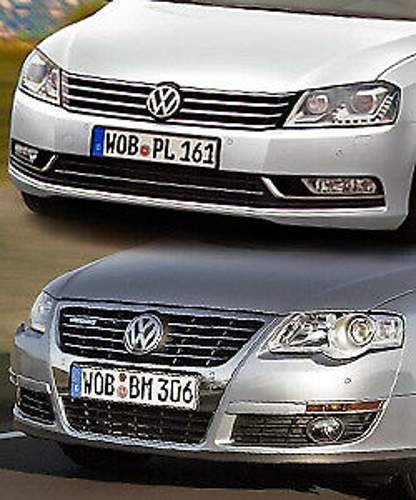 VW Passat Front - neues vs. altes Design