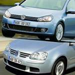 VW Golf Front - neues vs. altes Design