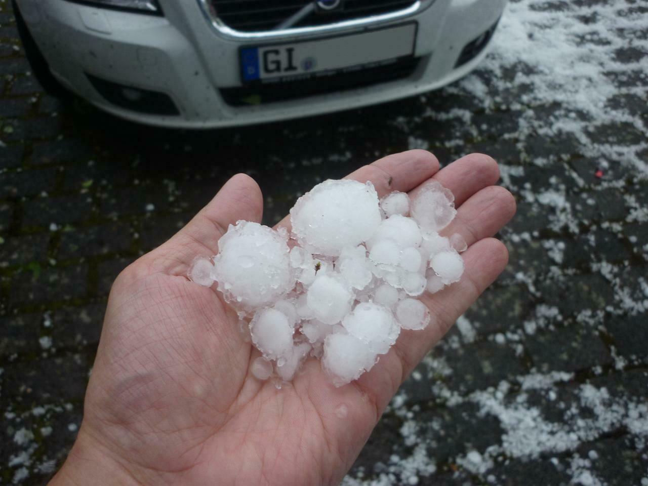 Hagelschaden Volvo V50