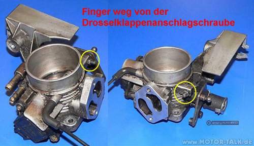 Drosselklappenanschlag