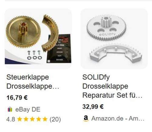 Drosselklappe Repsatz