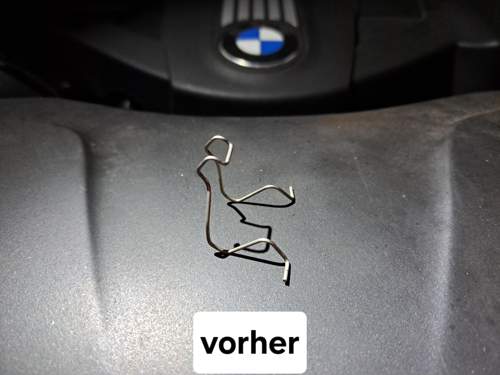 Klammer der H7 Fassung (vorher)