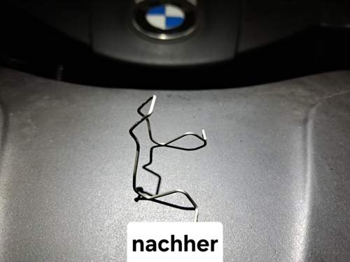 Klammer der H7 Fassung (nachher)