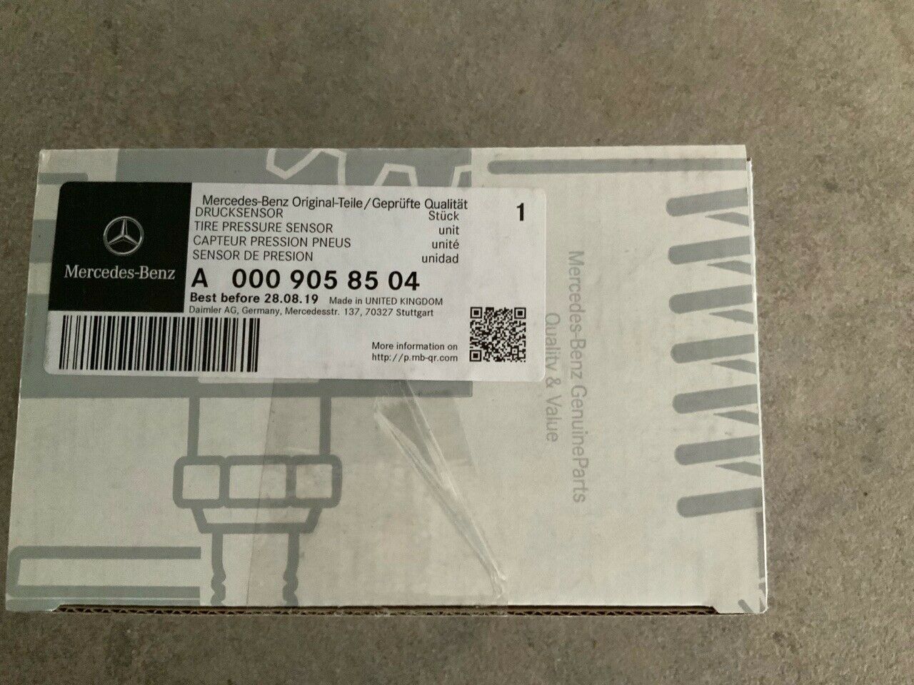 Haltbarkeitsdatum RDKS - Sensoren
