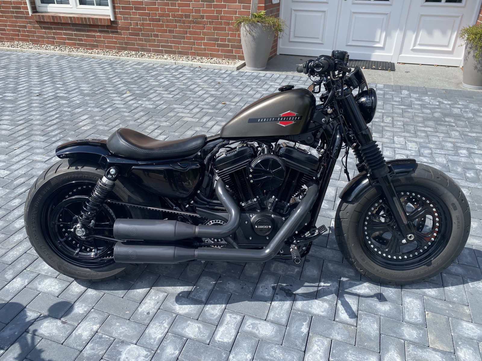 Harley Davidson Sportster forty eight Alarm Sirene installieren