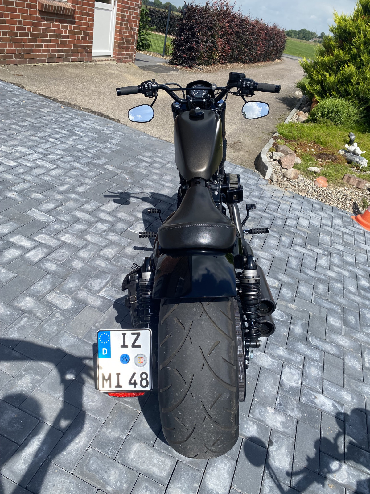 Harley Davidson Sportster forty eight Alarm Sirene installieren