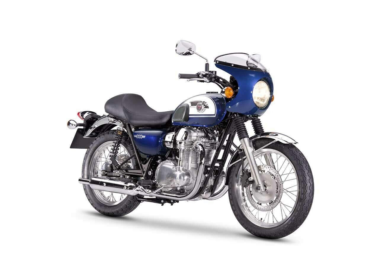 Die Kawasaki W800 folgt dem Stil klassischer Motorräder