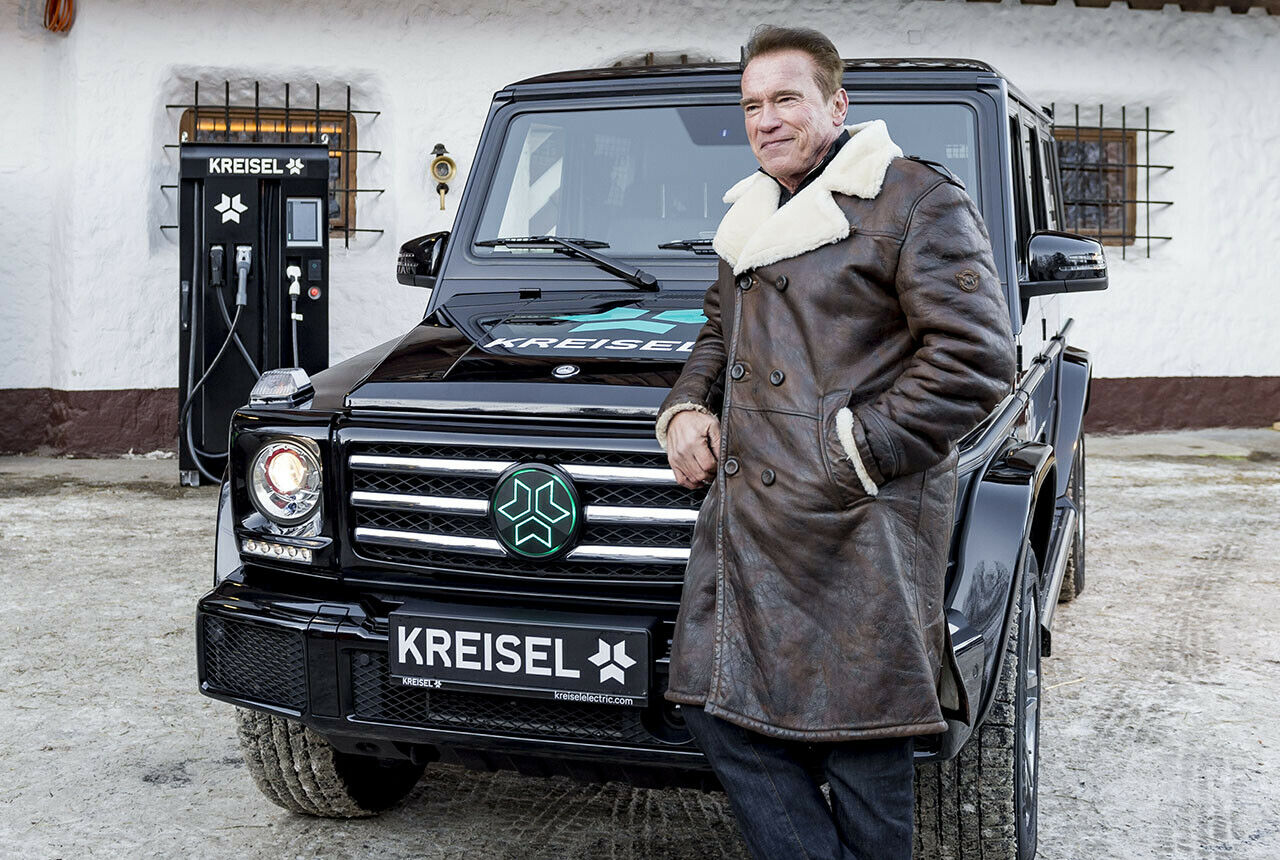 Arnold Schwarzenegger dürfte nicht übermäßig in die technische Erprobung eingebunden sein, als Werbefigur taugt er dafür umso mehr
