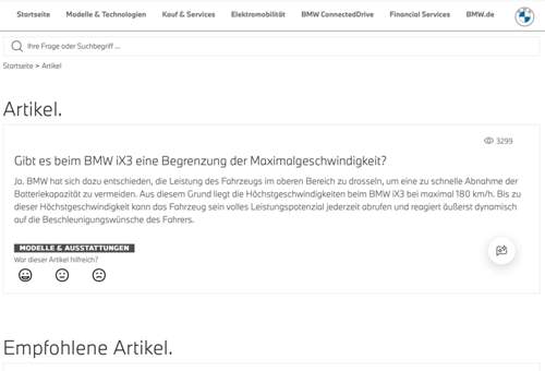 FAQ BMW