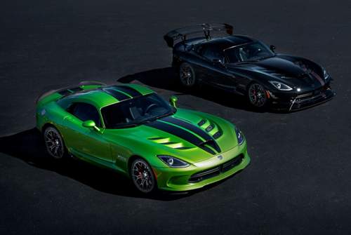 Links: Viper Snakeskin Edition GTC. Rechts: Viper 1:28 Edition ACR