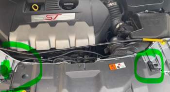 Haubenpuffer Ford Focus ST Mk3