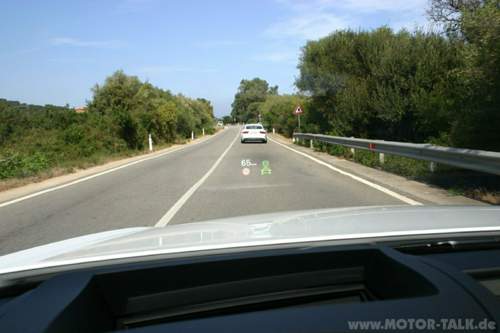 Audi A7 HUD