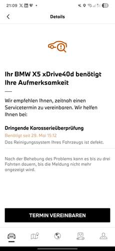 Fehlermeldung