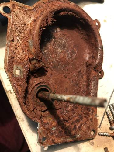Deckel hinterer Wischermotor innen