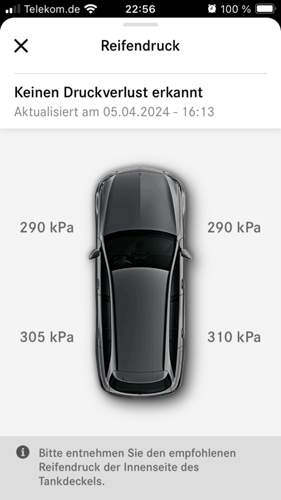 Effektiv fahre ich VA 2,9 / HA 3,1