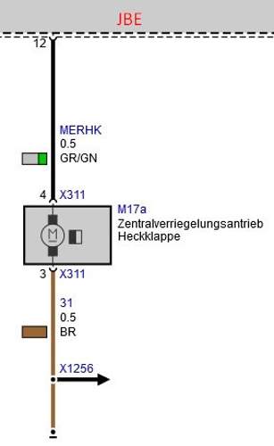 Heckklappenschloss