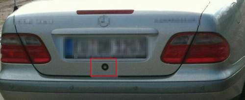 Heckklappenknopf