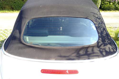 NB Cabrio Heckscheibe neu eingeklebt