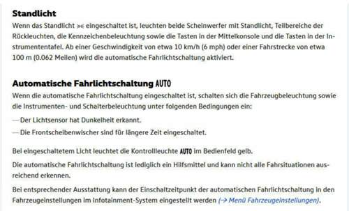Automatische Fahrlichtschaltung