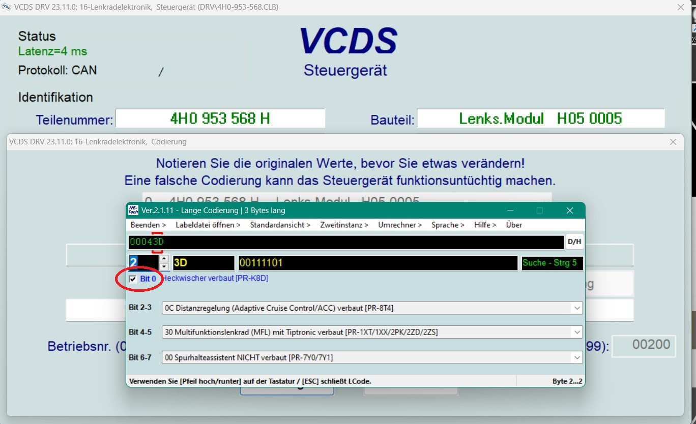 Heckscheibenwischer entfernen