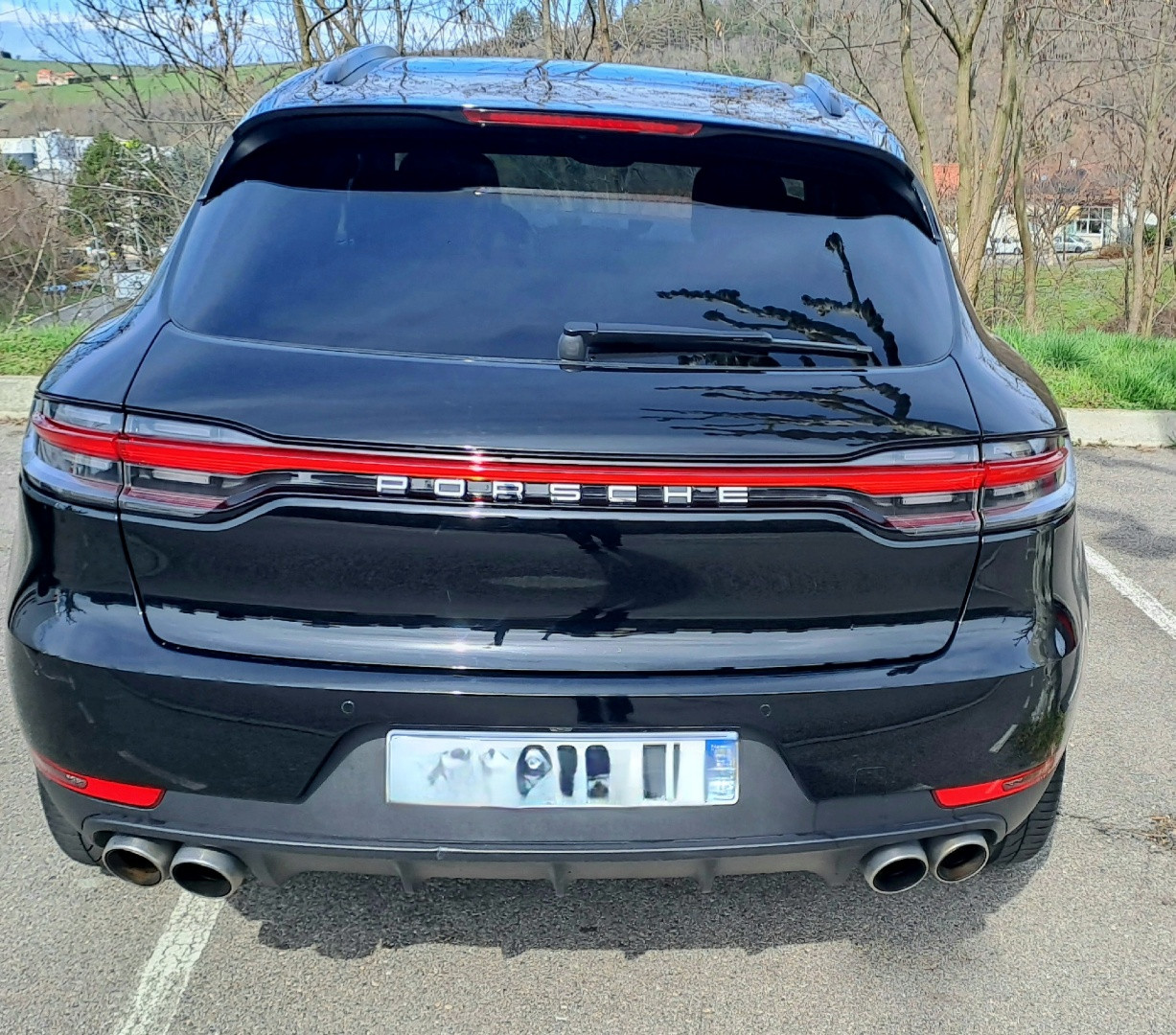 Heckumrüstung altes auf neues Modell Porsche Macan