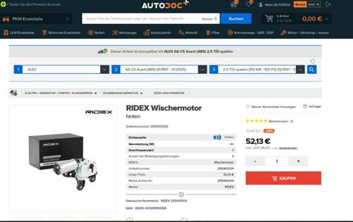 Heckscheibenwischer