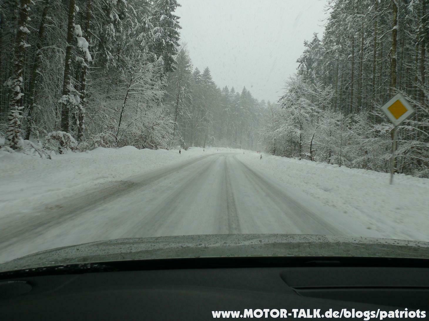 Heftiger Wintereinbruch ( inkl. Bilder)