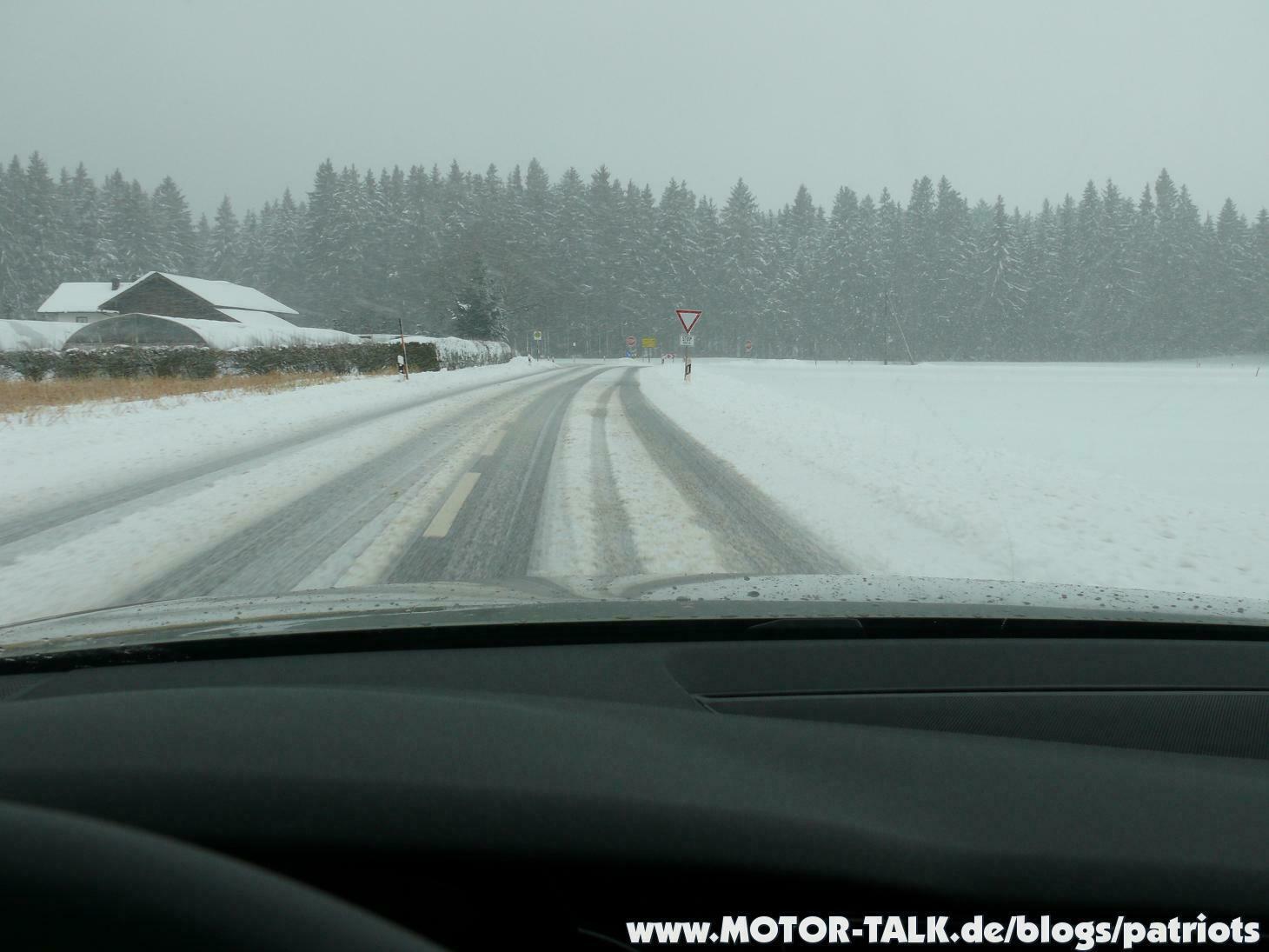 Heftiger Wintereinbruch ( inkl. Bilder)
