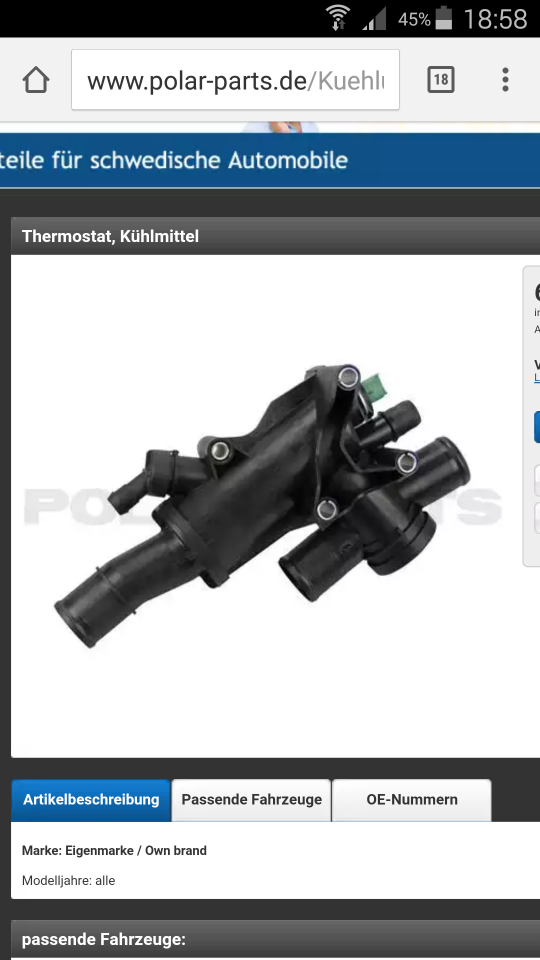 Heizungsproblem am 2.0D V50