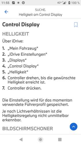 F48 Helligkeit Touchscreen