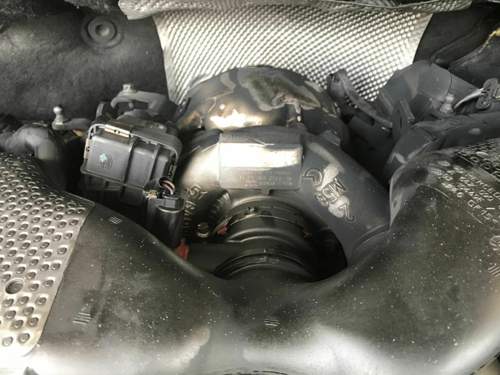 Undichter Turbo russte sehr stark