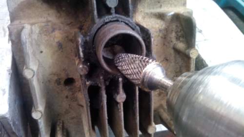 Aluminium Gussnasen entfernen