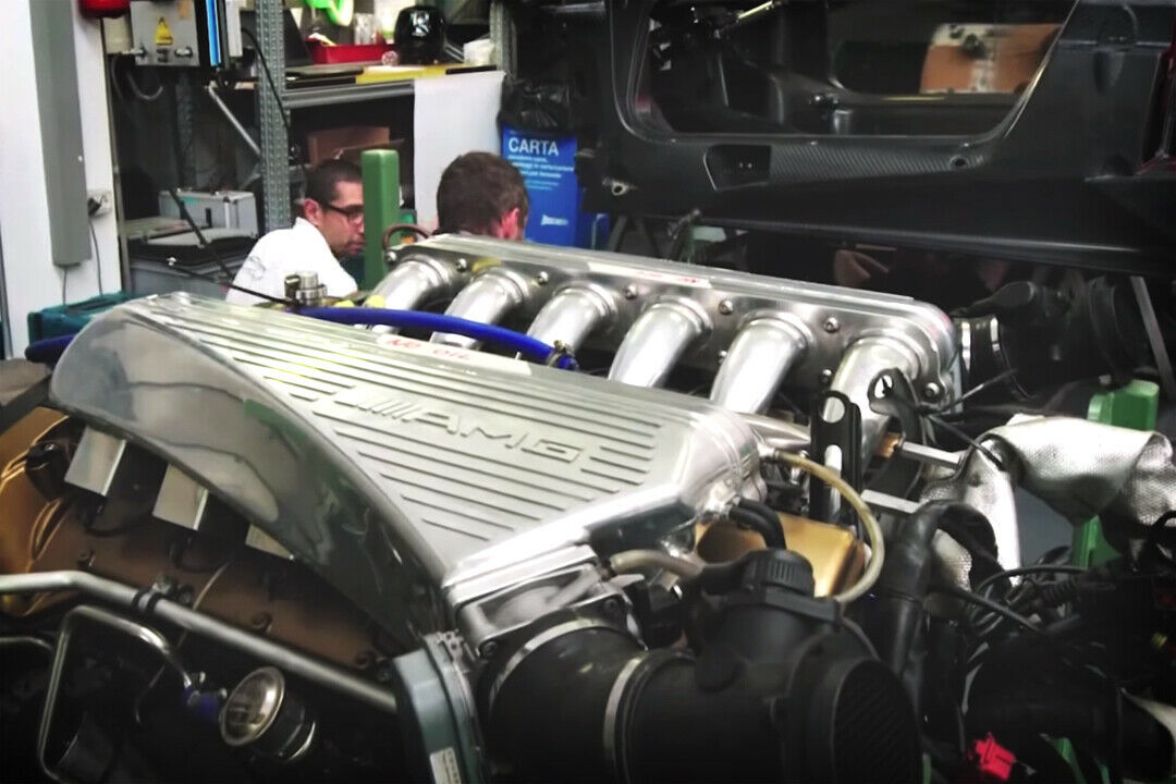 In den Pagani-Sportlern arbeiten V12-Motoren von Mercedes-AMG