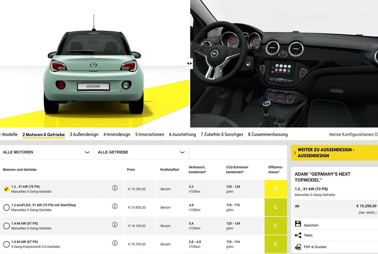 Opel nennt für das Sondermodell einen Listenpreis von 15.250 Euro