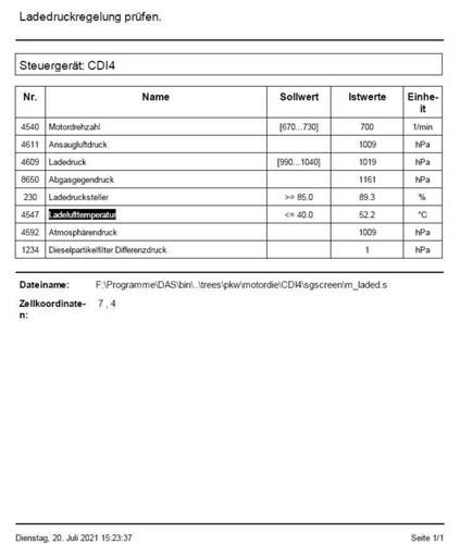 Ladedruckregel